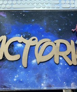 Nombre en MDF 12xMAX40